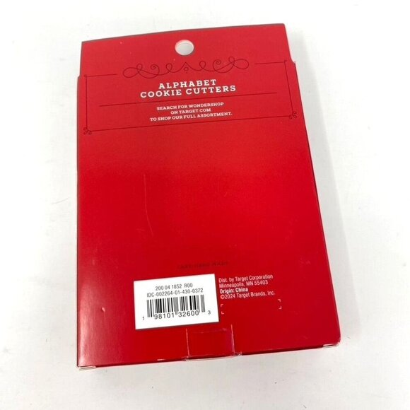 Target 26pc Christmas Alphabet Cookie Cutter Set Silver - Wondershop™ - Picture 5 of 10